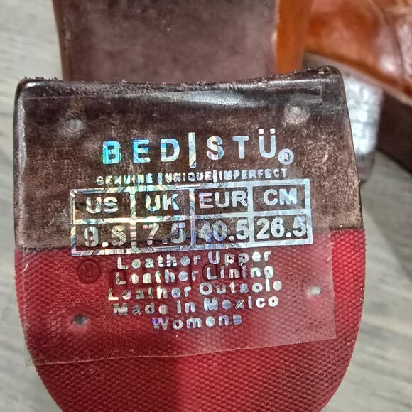 BedStu Leather Boots NEW size 9.5 - Picture 5 of 5